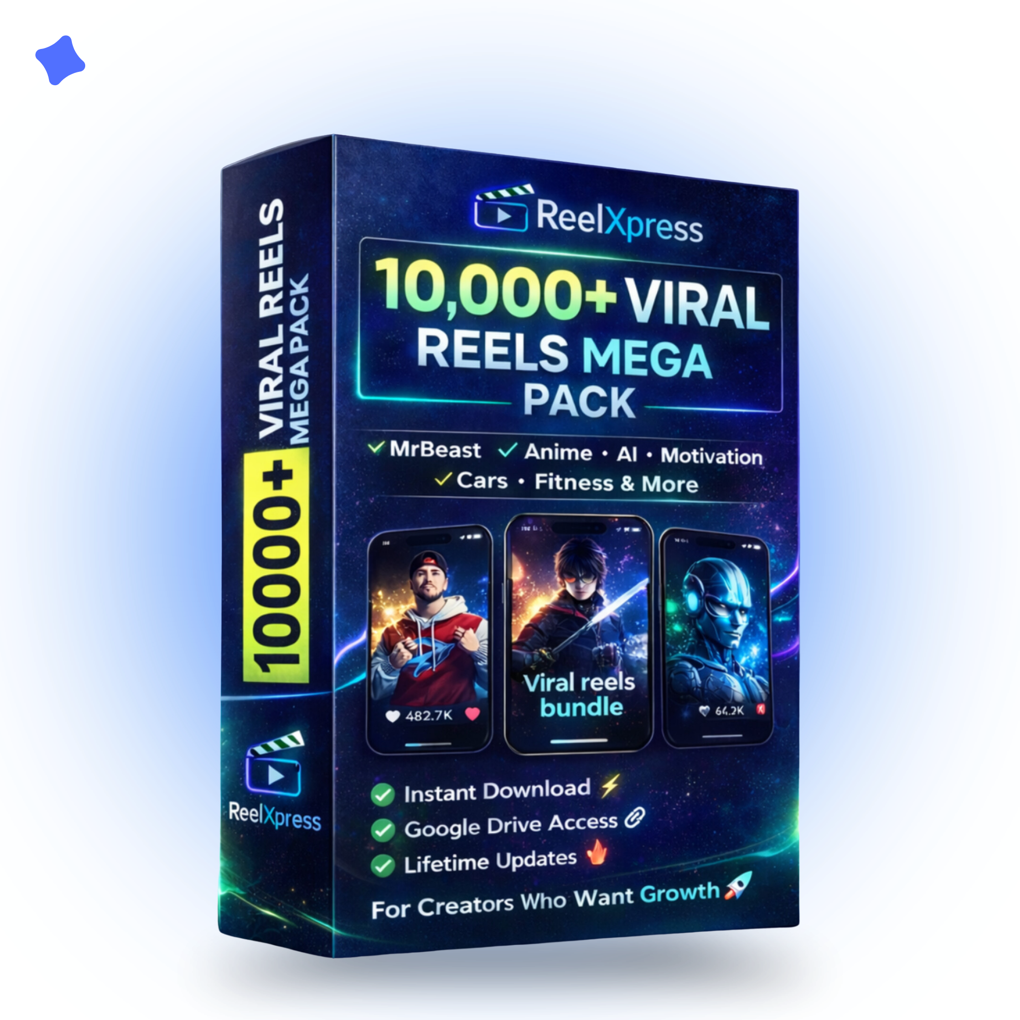 ReelXpress Viral Reels Mega Pack (10,000+ Reels)